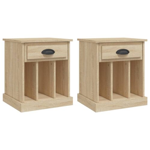 Bedside Cabinets 2pcs Sonoma Oak 43x36x50cm