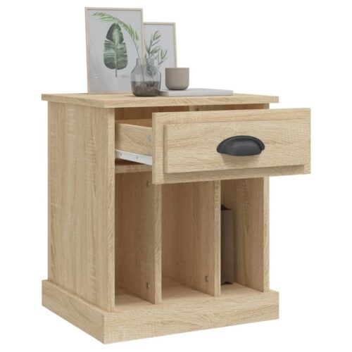 Bedside Cabinets 2pcs Sonoma Oak 43x36x50cm - Image 5