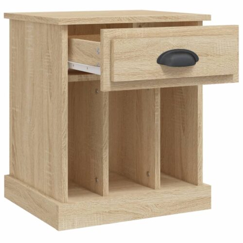 Bedside Cabinets 2pcs Sonoma Oak 43x36x50cm - Image 7