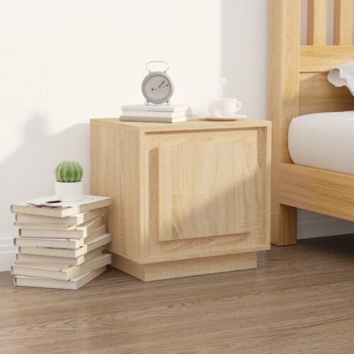 Bedside Cabinets 2pcs Sonoma Oak 44x35x45cm Engineered Wood - Image 3
