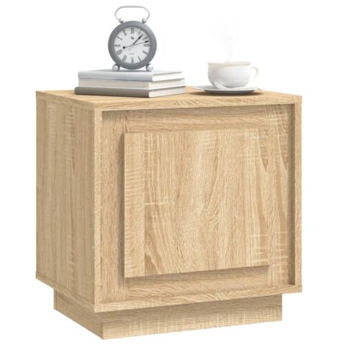 Bedside Cabinets 2pcs Sonoma Oak 44x35x45cm Engineered Wood - Image 4