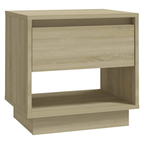 Bedside Cabinets 2pcs Sonoma Oak 45x34x44cm Engineered Wood - Image 6