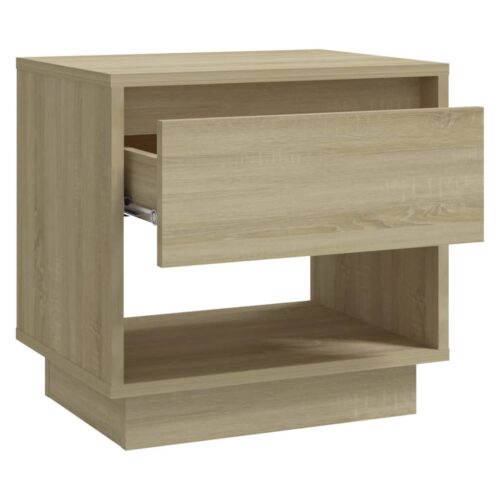 Bedside Cabinets 2pcs Sonoma Oak 45x34x44cm Engineered Wood - Image 7