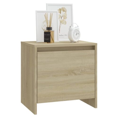 Bedside Cabinets 2pcs Sonoma Oak 45x34x44.5cm Engineered Wood - Image 5
