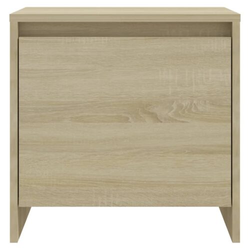 Bedside Cabinets 2pcs Sonoma Oak 45x34x44.5cm Engineered Wood - Image 7