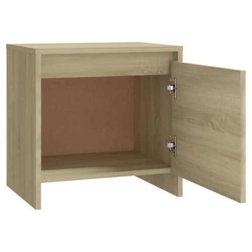 Bedside Cabinets 2pcs Sonoma Oak 45x34x44.5cm Engineered Wood - Image 8