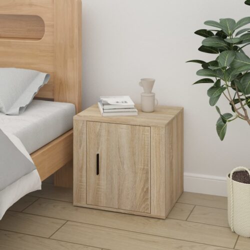 Bedside Cabinets 2pcs Sonoma Oak 50x39x47cm - Image 4