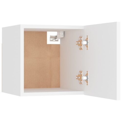 Bedside Cabinets 2pcs White 30.5x30x30cm Engineered Wood - Image 8