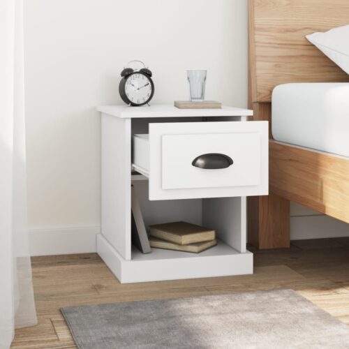 Bedside Cabinets 2pcs White 39x39x47.5cm Engineered Wood - Image 4