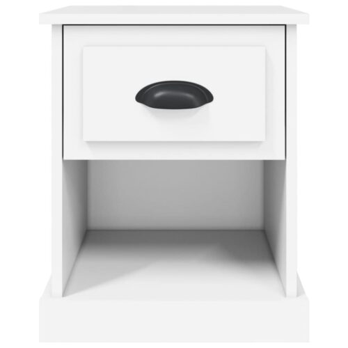 Bedside Cabinets 2pcs White 39x39x47.5cm Engineered Wood - Image 8