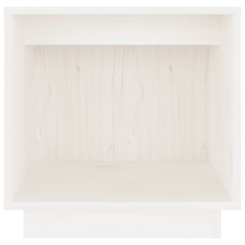 Bedside Cabinets 2pcs White 40x30x40cm Solid Wood Pine - Image 5
