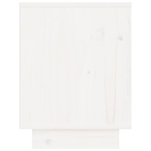 Bedside Cabinets 2pcs White 40x30x40cm Solid Wood Pine - Image 6