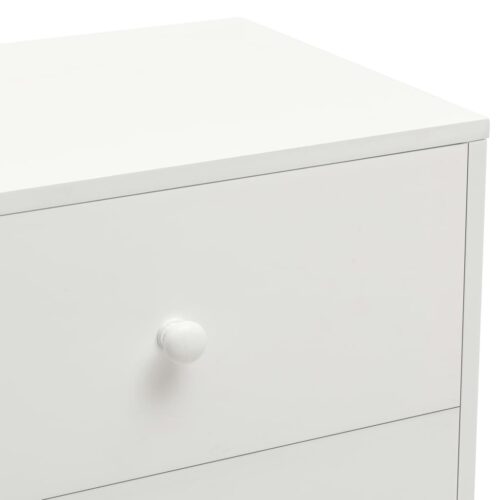 Bedside Cabinets 2pcs White 40x30x50cm Solid Pinewood - Image 8