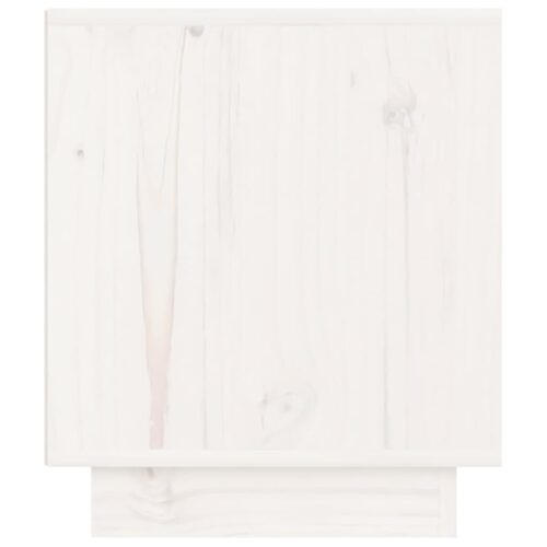 Bedside Cabinets 2pcs White 40x34x40cm Solid Wood Pine - Image 7