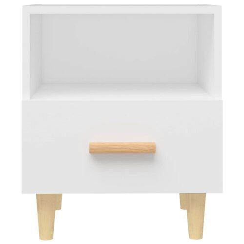 Bedside Cabinets 2pcs White 40x35x47cm - Image 4