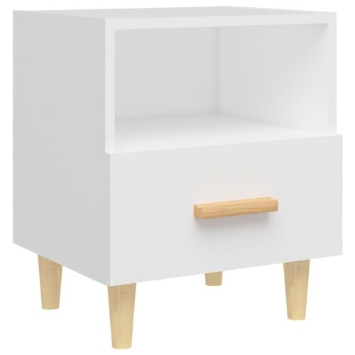 Bedside Cabinets 2pcs White 40x35x47cm - Image 5