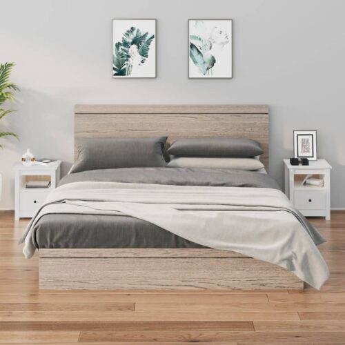 Bedside Cabinets 2pcs White 40x35x49cm Solid Wood Pine - Image 2