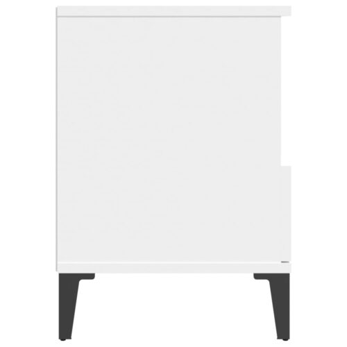 Bedside Cabinets 2pcs White 40x35x50cm - Image 9