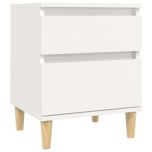 Bedside Cabinets 2pcs White 40x35x50cm
