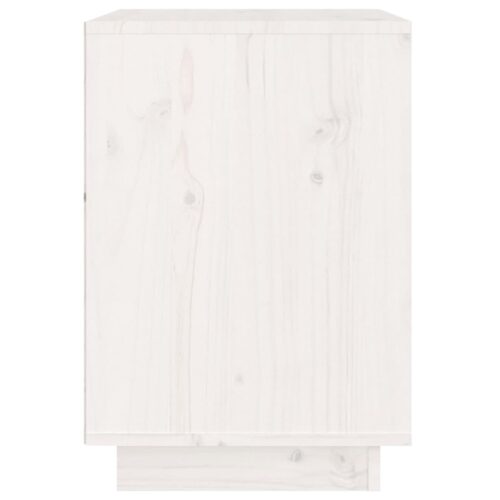 Bedside Cabinets 2pcs White 40x35x50cm Solid Wood Pine - Image 9