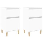 Bedside Cabinets 2pcs White 40x35x70cm