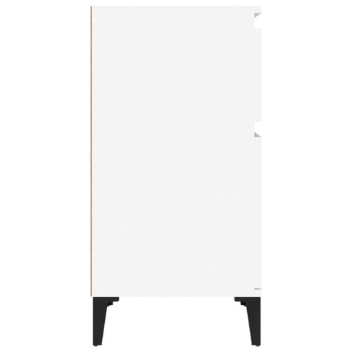 Bedside Cabinets 2pcs White 40x35x70cm - Image 7