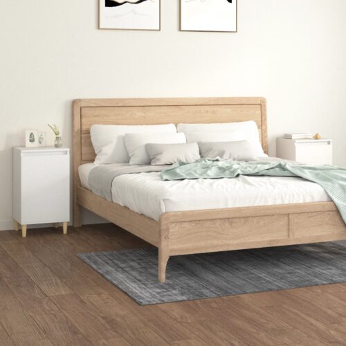 Bedside Cabinets 2pcs White 40x35x70cm Engineered Wood - Image 2