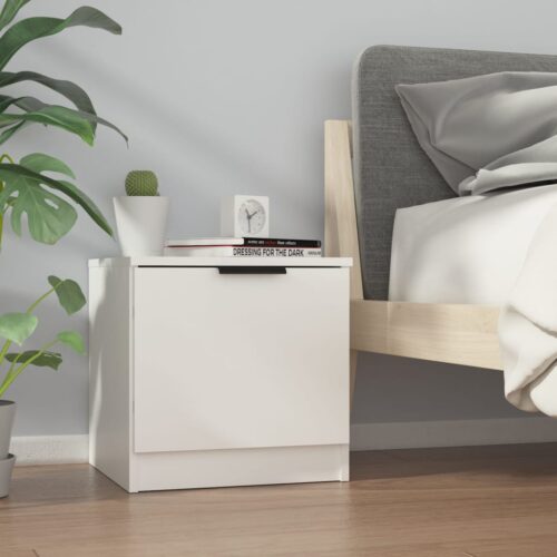 Bedside Cabinets 2pcs White 40x39x40cm - Image 3