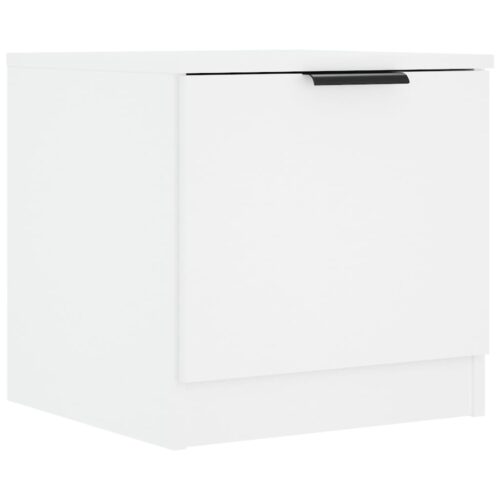Bedside Cabinets 2pcs White 40x39x40cm - Image 6