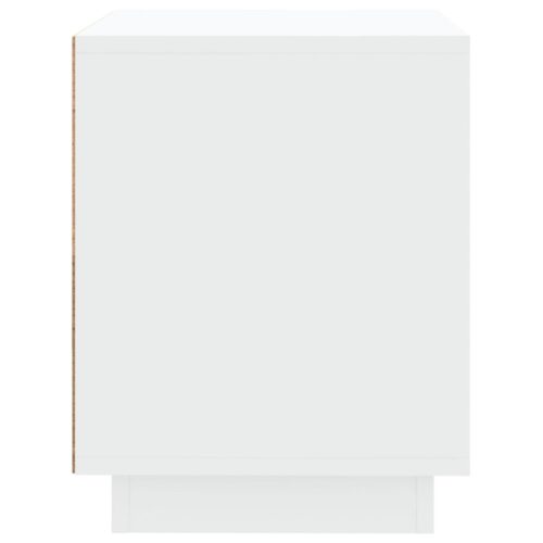 Bedside Cabinets 2pcs White 44x35x45cm Engineered Wood - Image 8