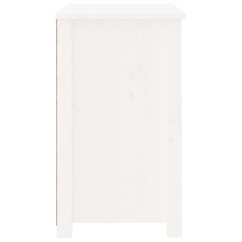Bedside Cabinets 2pcs White 50x35x61.5cm Solid Wood Pine - Image 5