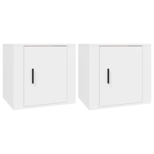 Bedside Cabinets 2pcs White 50x39x47cm