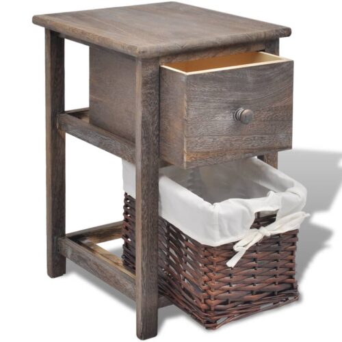 Bedside Cabinets 2pcs Wood Brown - Image 4