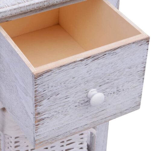 Bedside Cabinets 2pcs Wood White - Image 5