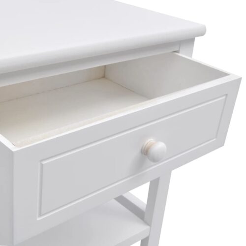 Bedside Cabinets 2pcs Wood White - Image 5