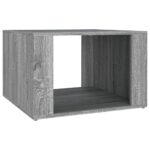 Bedside Table Grey Sonoma 57x55x36cm Engineered Wood