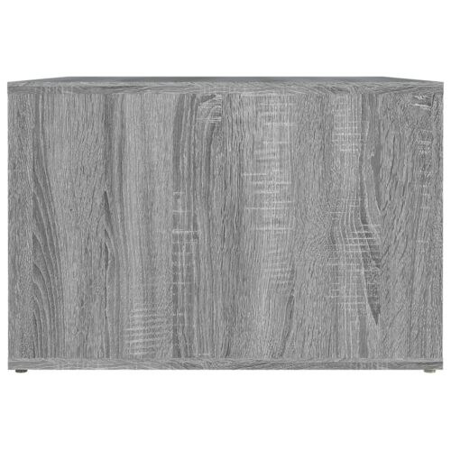 Bedside Table Grey Sonoma 57x55x36cm Engineered Wood - Image 6