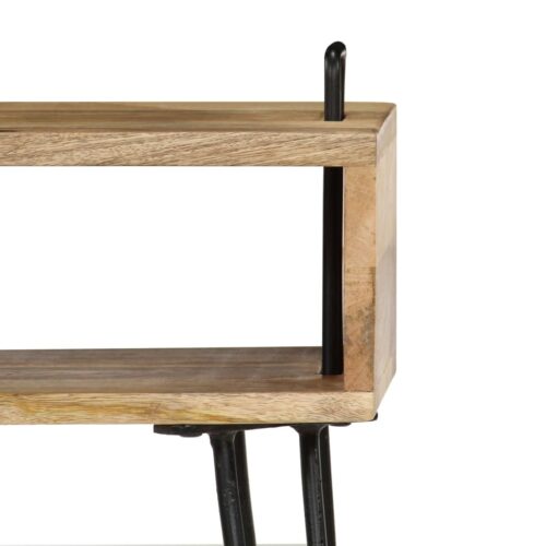 Bedside Table Solid Mango Wood 40x34x47cm - Image 6