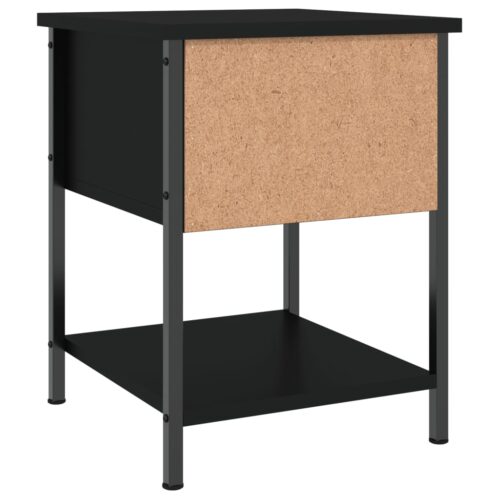 Bedside Tables 2pcs Black 34x35.5x45cm Engineered Wood - Image 9
