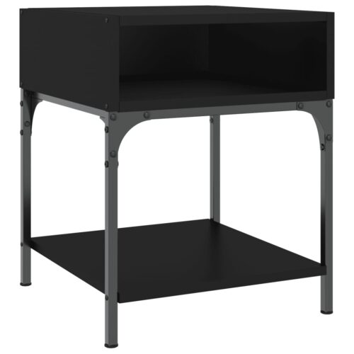 Bedside Tables 2pcs Black 40x41x50cm Engineered Wood - Image 4