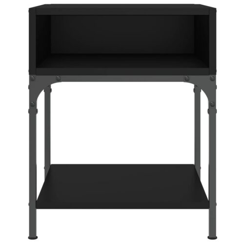 Bedside Tables 2pcs Black 40x41x50cm Engineered Wood - Image 5