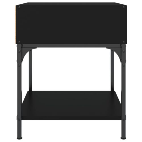 Bedside Tables 2pcs Black 40x41x50cm Engineered Wood - Image 6