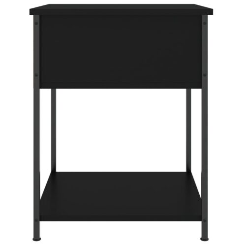 Bedside Tables 2pcs Black 44x45x58cm Engineered Wood - Image 8