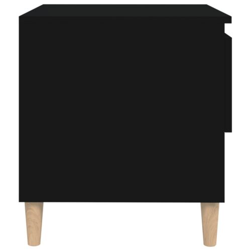 Bedside Tables 2pcs Black 50x46x50cm Engineered Wood - Image 6
