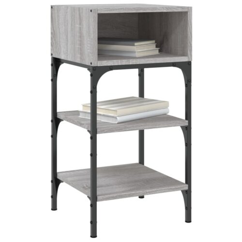 Bedside Tables 2pcs Grey Sonoma 35x34.5x70cm Engineered Wood - Image 3