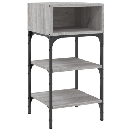 Bedside Tables 2pcs Grey Sonoma 35x34.5x70cm Engineered Wood - Image 4