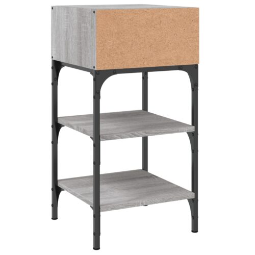 Bedside Tables 2pcs Grey Sonoma 35x34.5x70cm Engineered Wood - Image 7