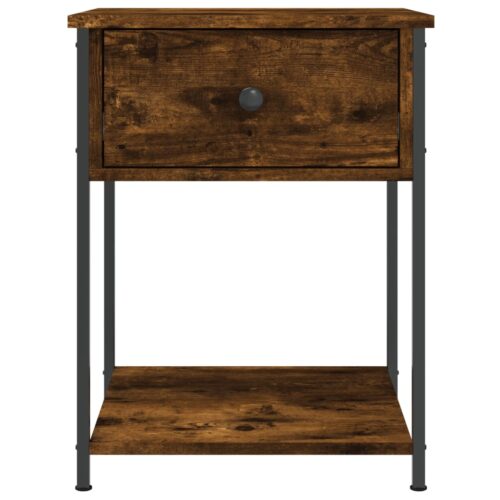 Bedside Tables 2pcs Smoked Oak 44x45x58cm Engineered Wood - Image 7