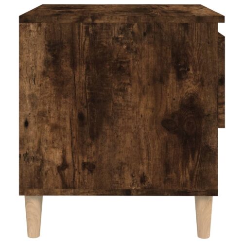 Bedside Tables 2pcs Smoked Oak 50x46x50cm Engineered Wood - Image 7