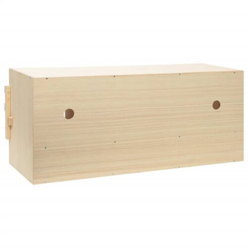 Chicken Laying Nest 4 Compartments 106x40x45cm Solid Pine Wood - Image 7